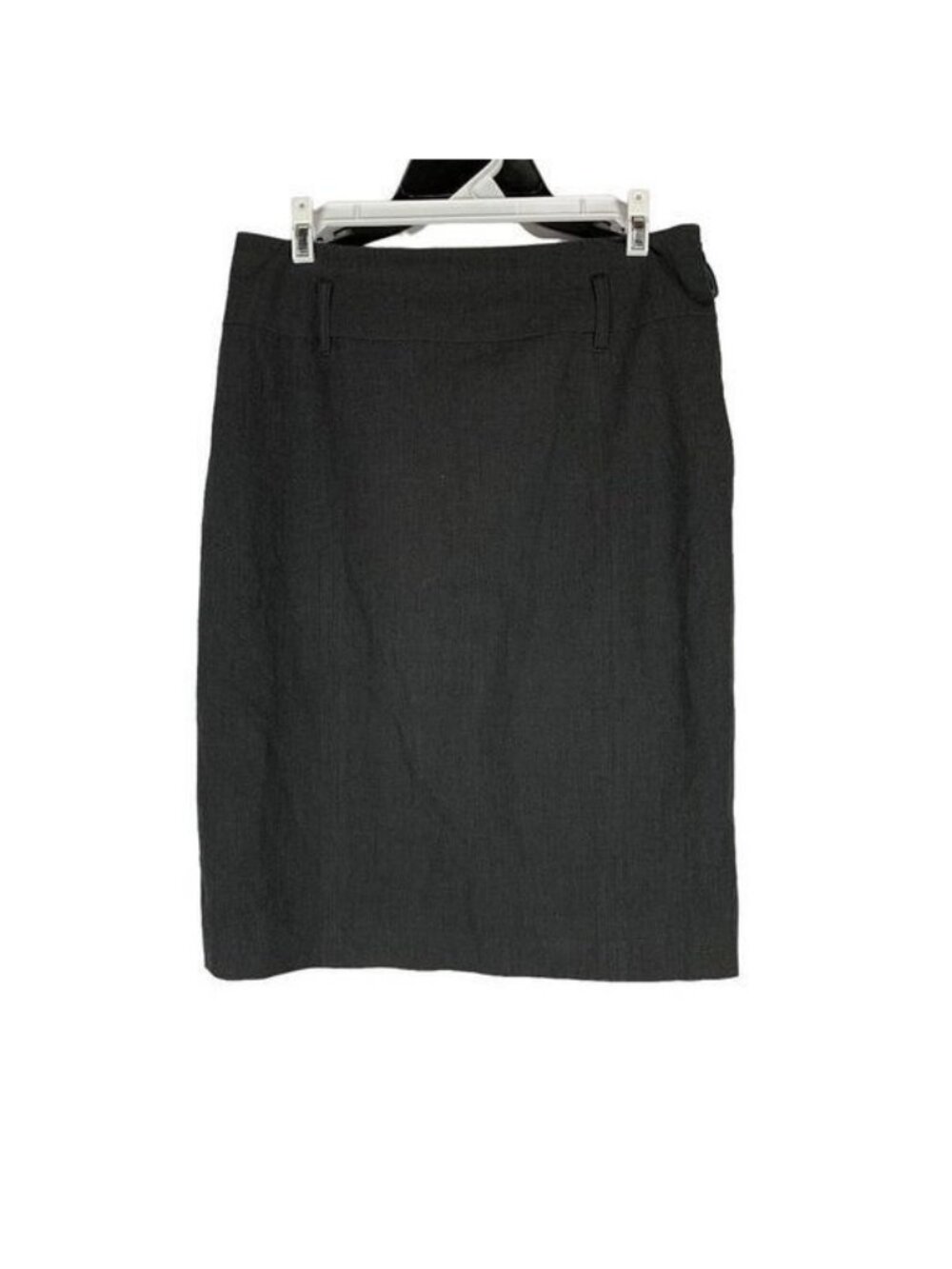 Kenneth Cole Reaction Womens Gray Pencil Skirt Size 4 Stretch Blend Work Office